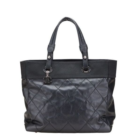 Chanel Paris Biarritz PVC Canvas Tote Bag - Picture 1 of 10